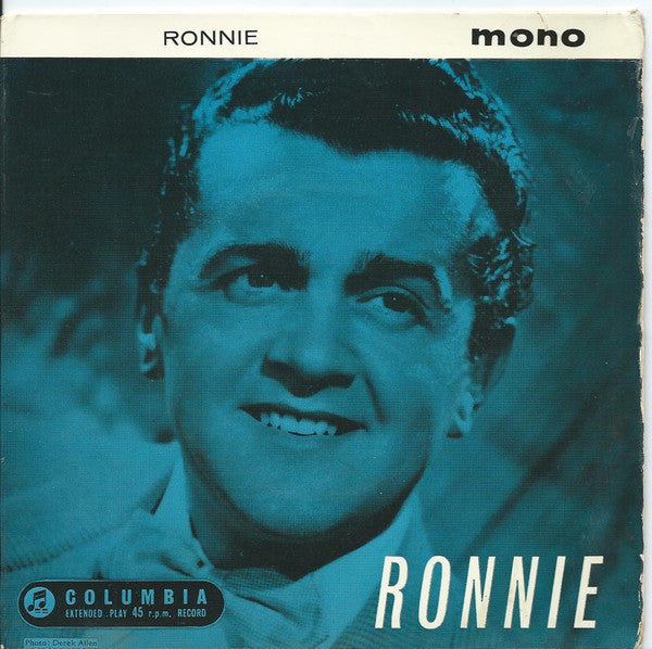Ronnie Ronalde - "Ronnie" - Used Vinyl Record 7"