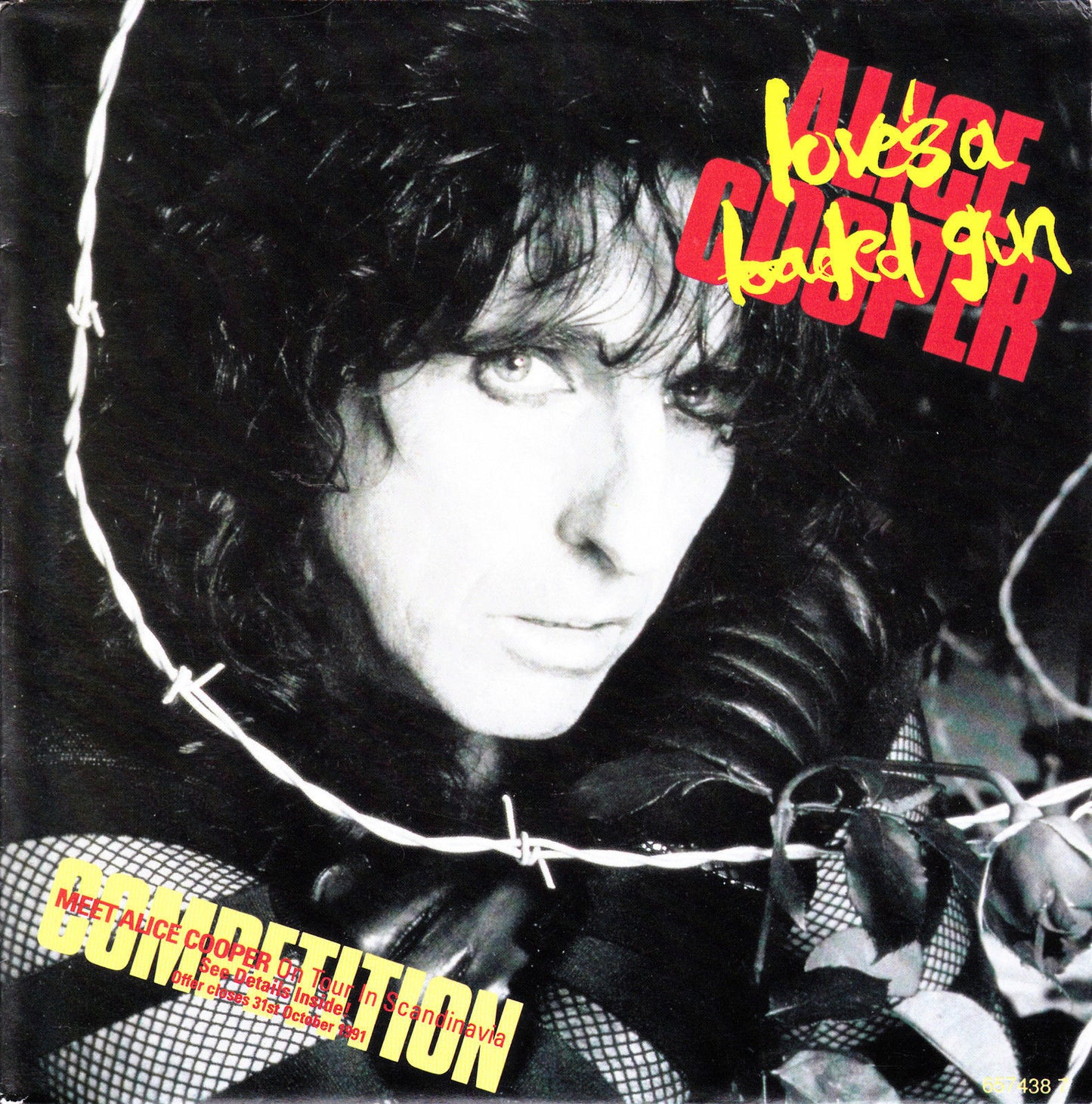 Alice Cooper - Love's A Loaded Gun - Used Vinyl Record 7"