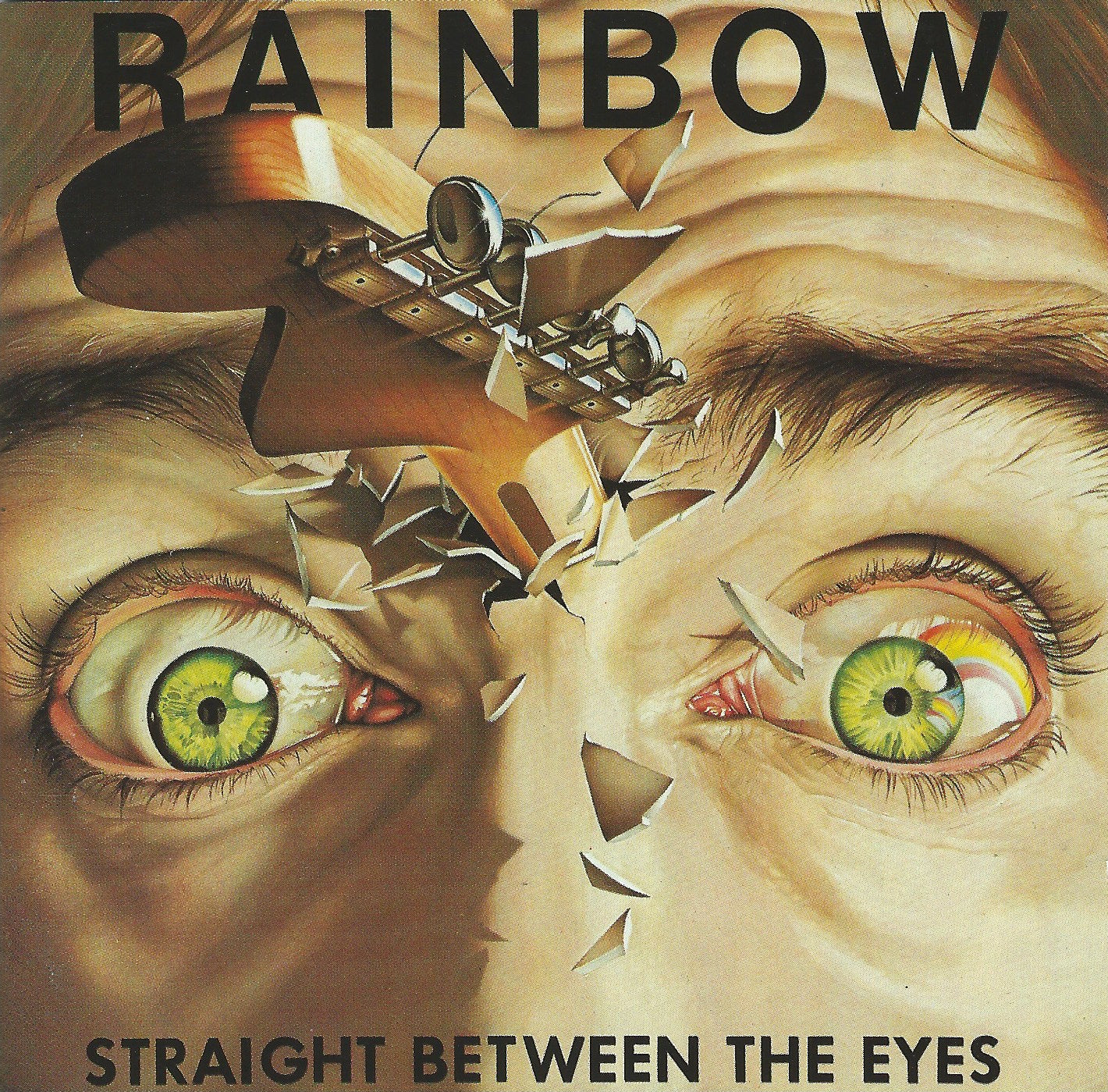 Rainbow - Straight Between The Eyes - Used Vinyl Record