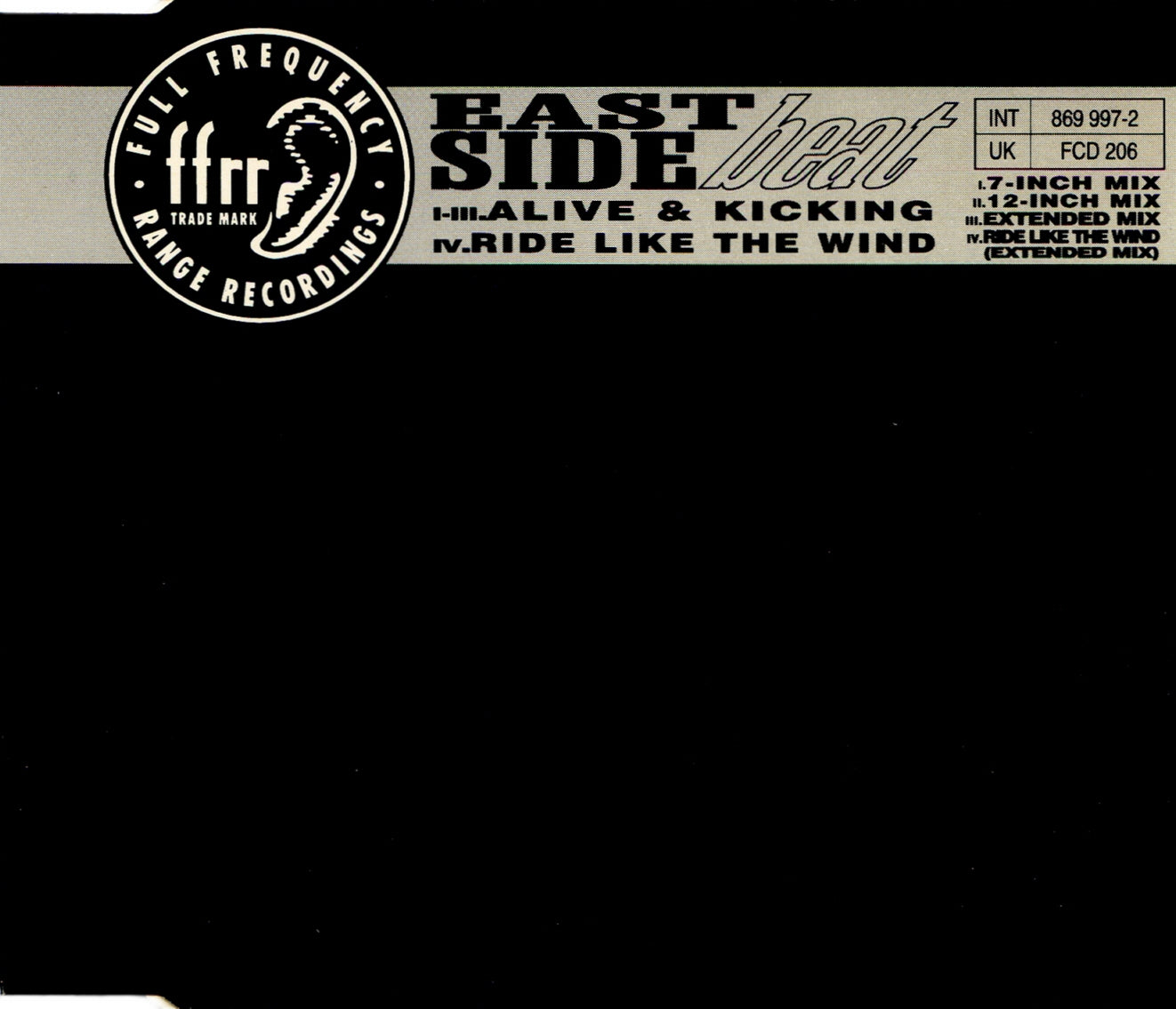 East Side Beat - Alive & Kicking / Ride Like The Wind - Used Vinyl Re