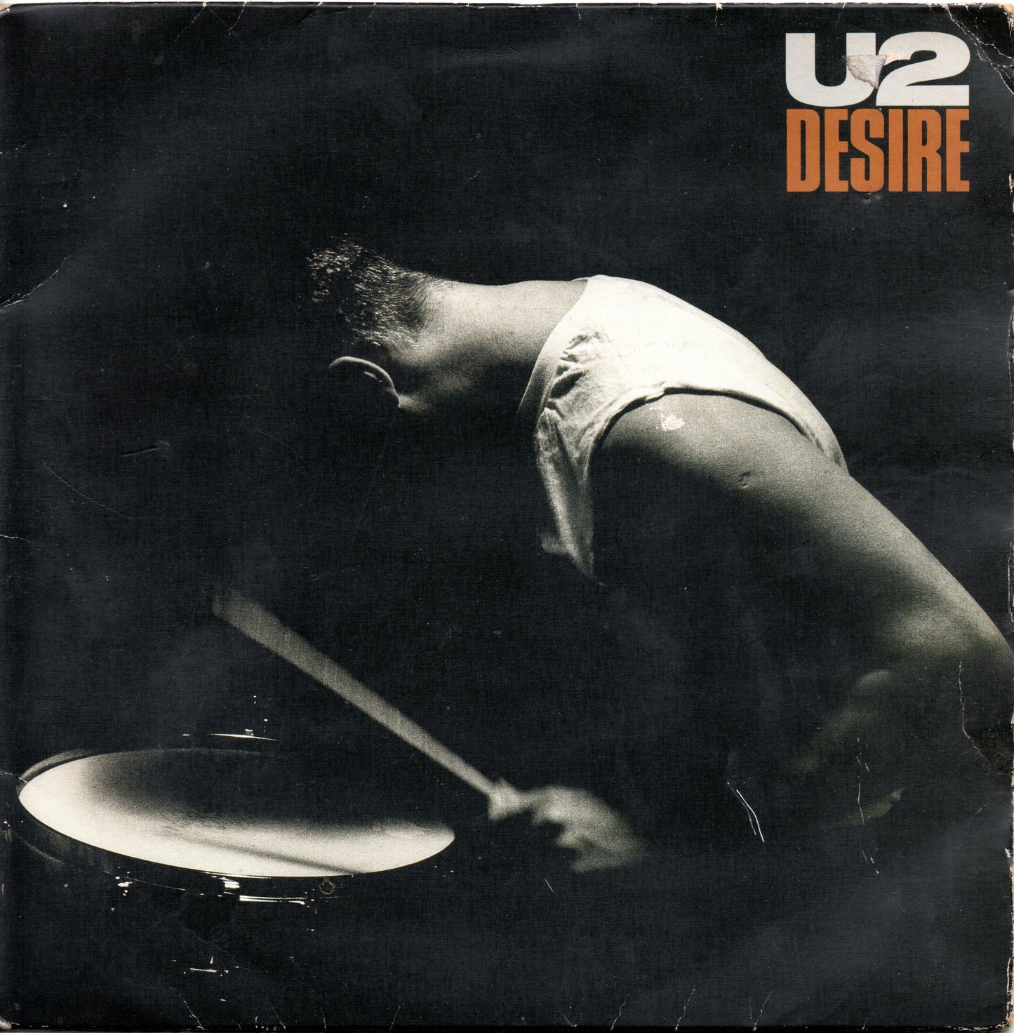 U2 - Desire - Used Vinyl Record 7"