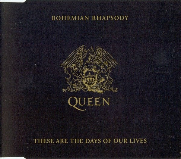 Queen - Bohemian Rhapsody / These Are The Days Of Our Lives - Used CD