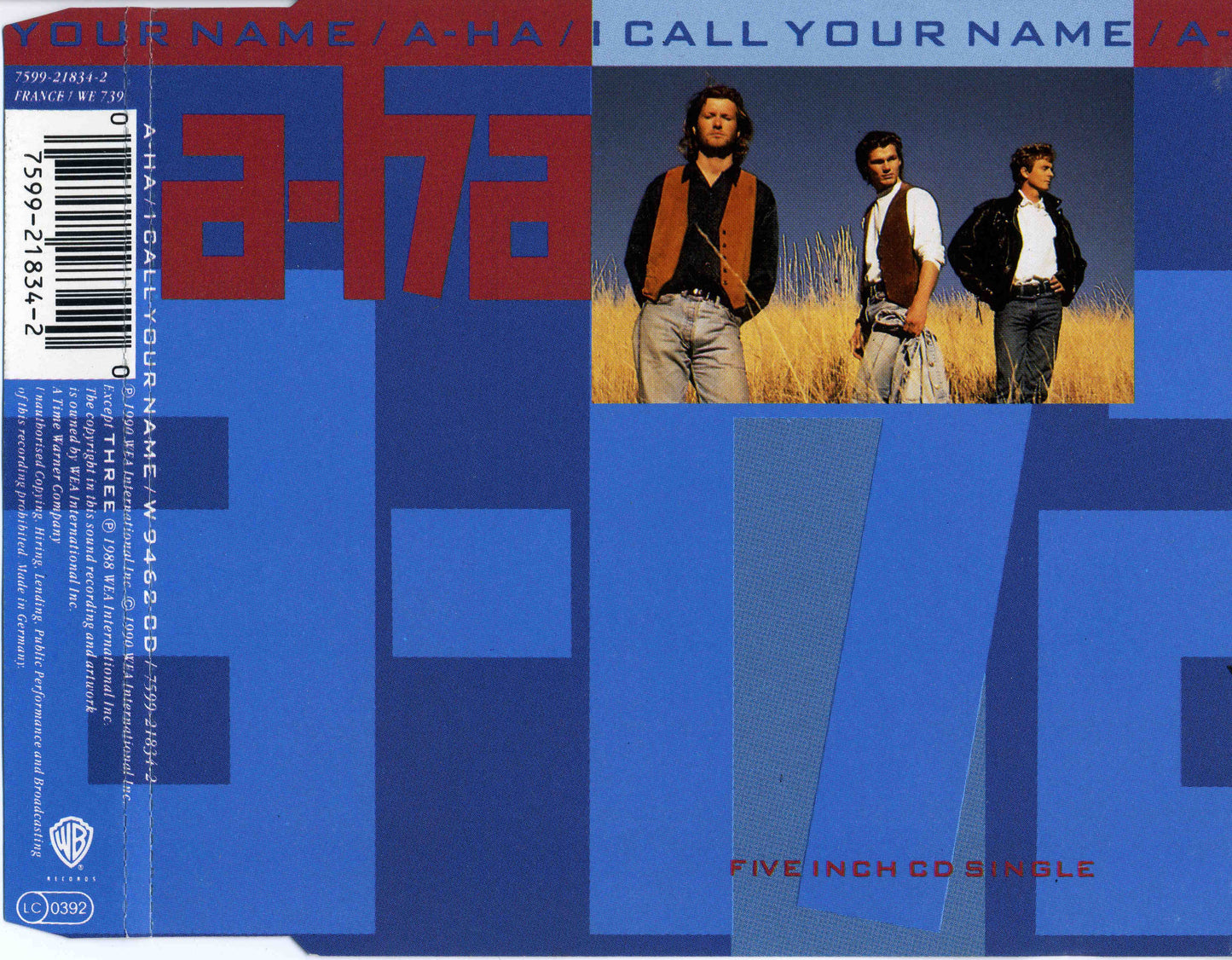 a-ha - I Call Your Name - Used Vinyl Record 12"