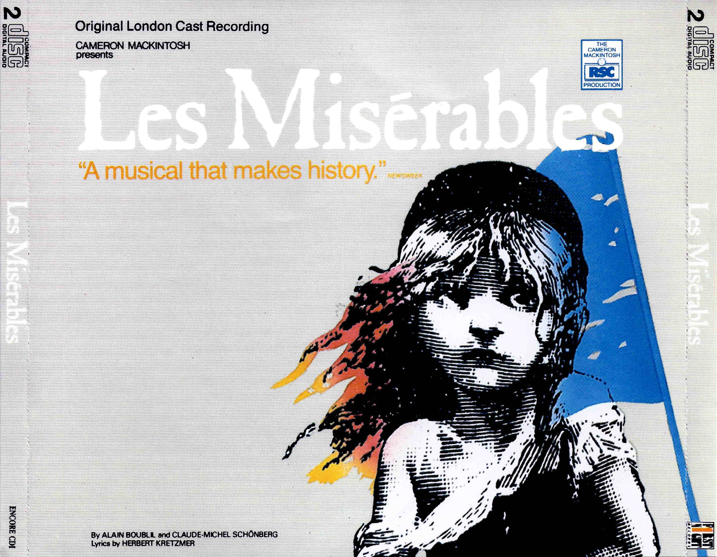 Alain Boublil - Les Miserables - The Original London Cast - Used CD