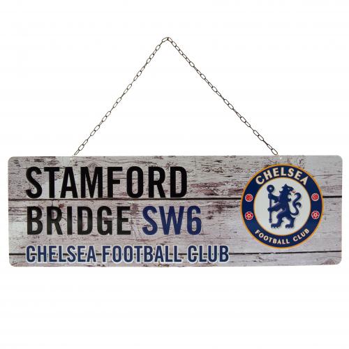 Chelsea FC - Rustic Garden Sign - Metal Signs