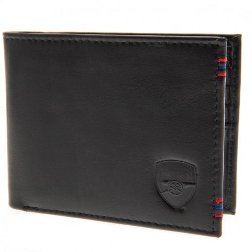Arsenal FC - Leather Stitch - Men's Wallets - Wall - Approx 11cm x 9cm