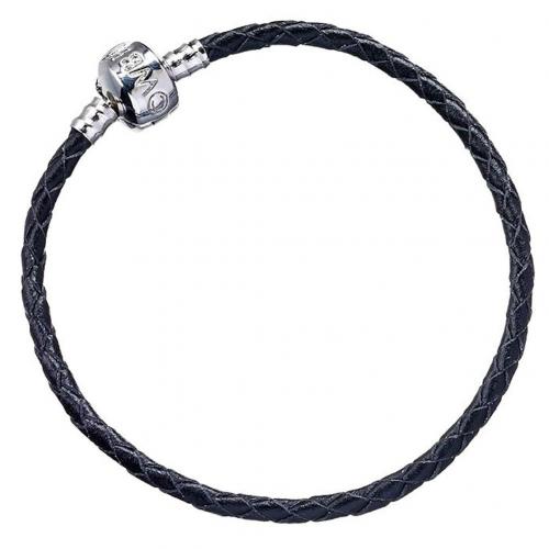 Harry Potter Leather Charm Bracelet Black XL - Leather
