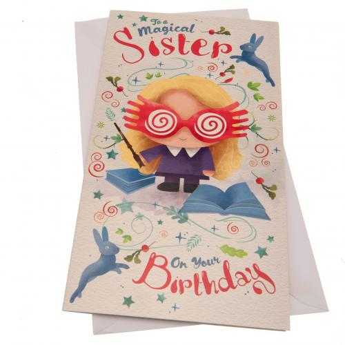 Harry Potter - Birthday Card Sister - Cards & Gift Wrap