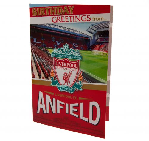 Liverpool FC - Pop-Up Birthday Card - Cards & Gift Wrap