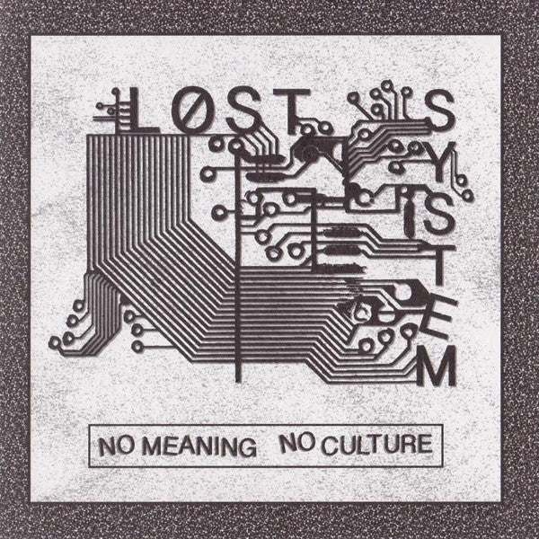 Lost System - No Meaning No Culture - Used Vinyl Record 7"