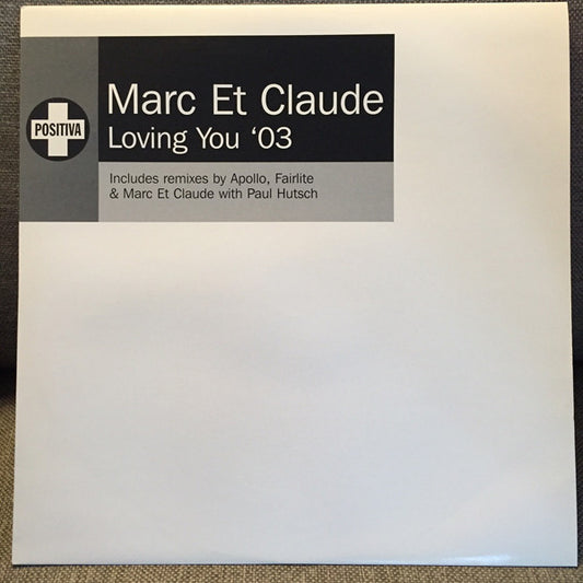 Marc Et Claude - Loving You '03 - Used Vinyl Record 12"
