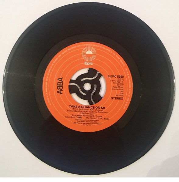 ABBA - Take A Chance On Me - Used Vinyl Record 7"
