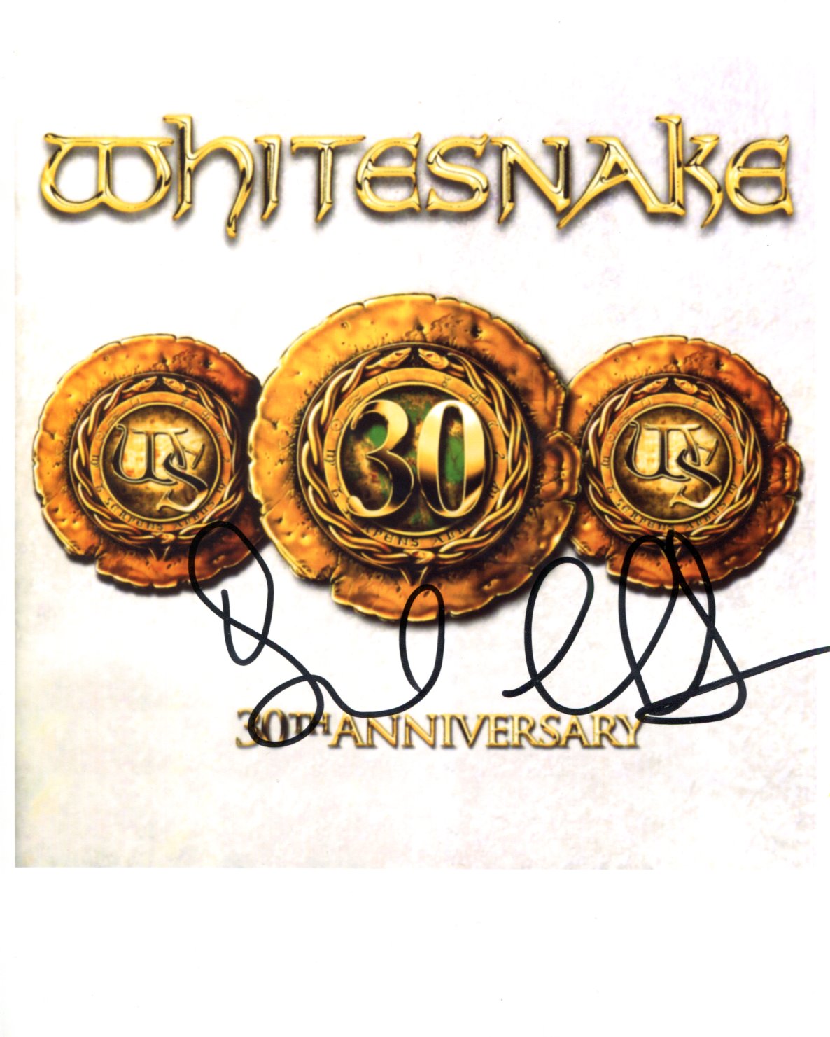 Whitesnake - Signed Photo 10" x 8" - Used autograph