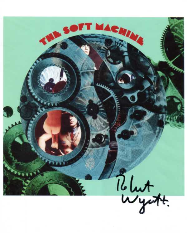 Soft Machine - Signed Photo 10" x 8" - Used autograph