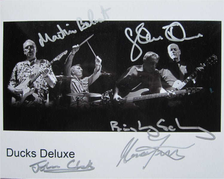 Ducks Deluxe - Signed Photo 10" x 8" - Used autograph