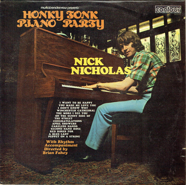 Nick Nicholas - Honky Tonk Piano Party - Used Vinyl Record