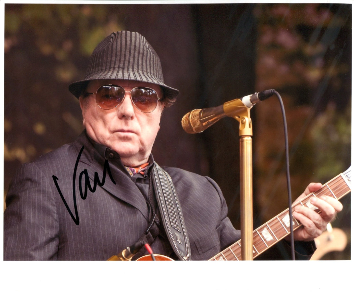 Van Morrison - Signed Photo 10" x 8" - Used autograph