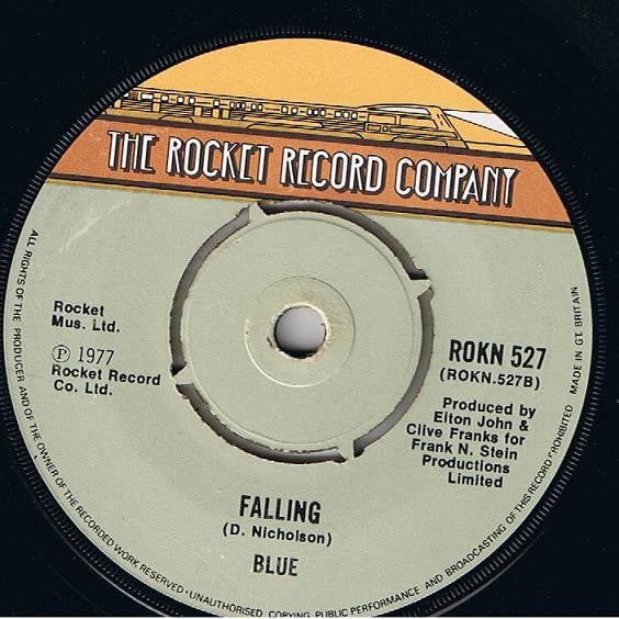 Blue - Another Night Time Flight - Used Vinyl Record 7"