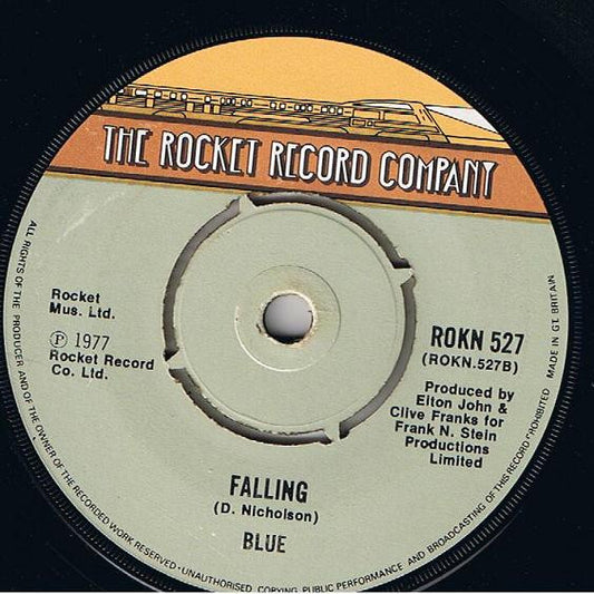 Blue - Another Night Time Flight - Used Vinyl Record 7"
