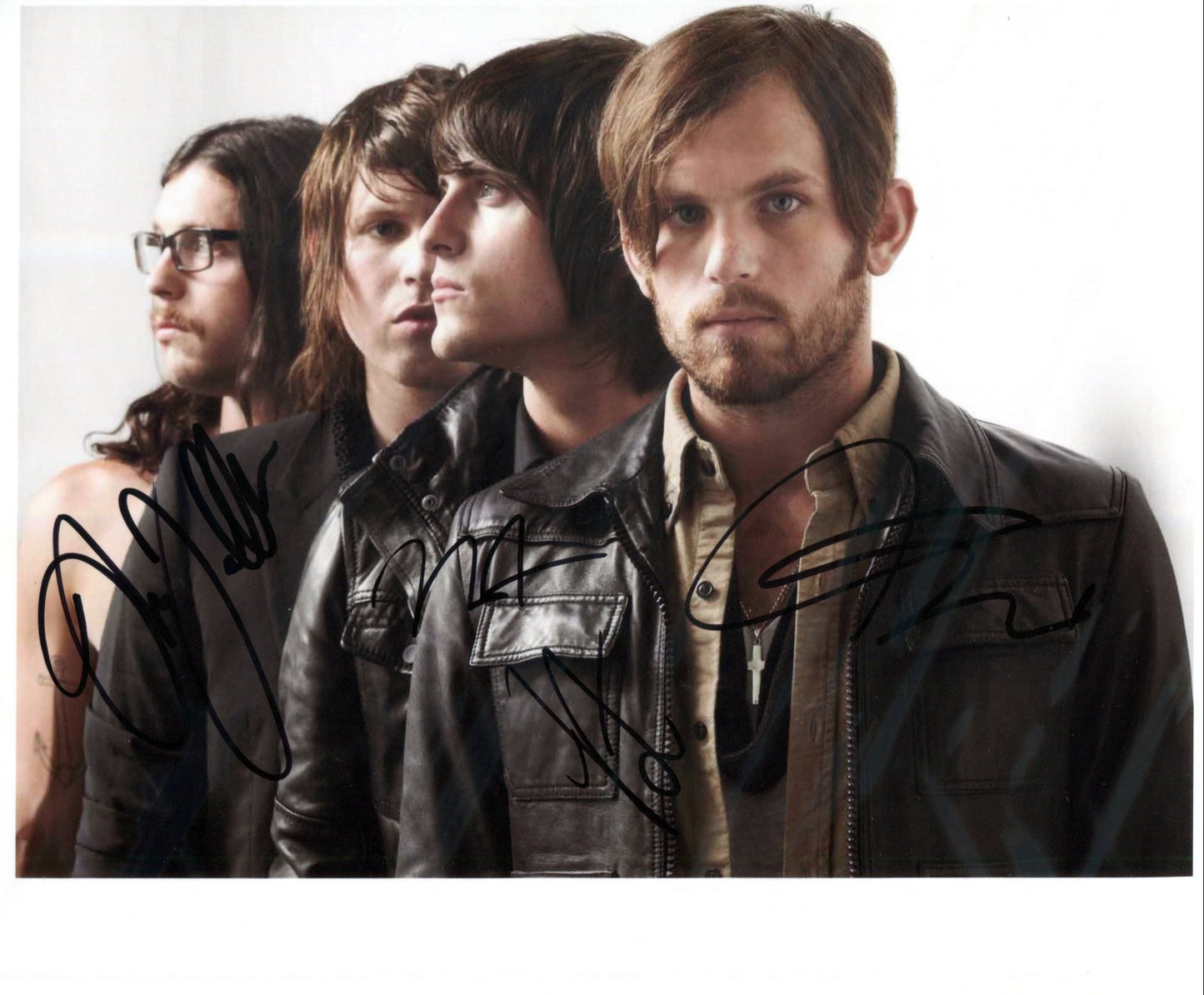 Kings of Leon - Signed Photo 10" x 8" - Used autograph