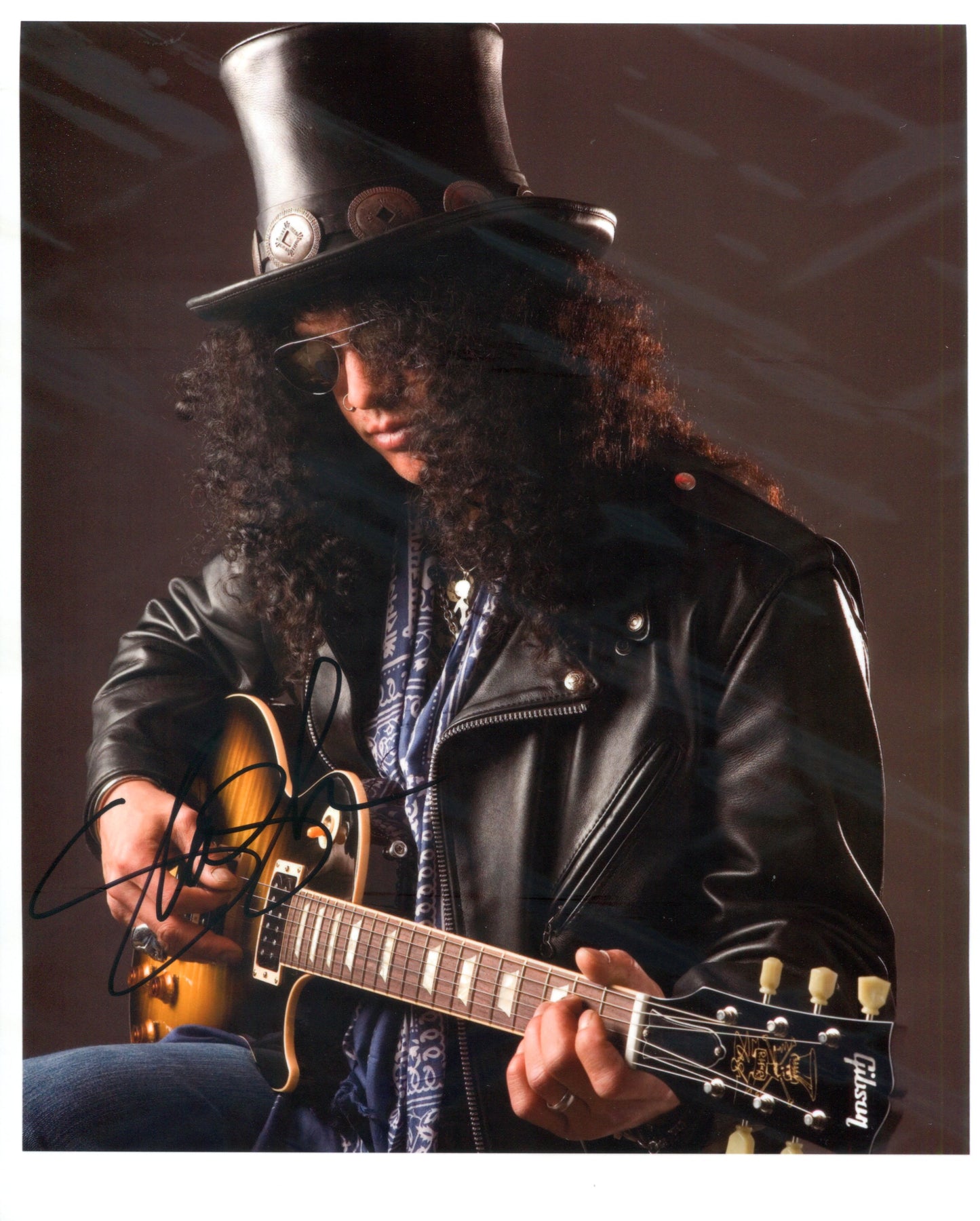 Slash - Signed Photo 10" x 8" - Used autograph