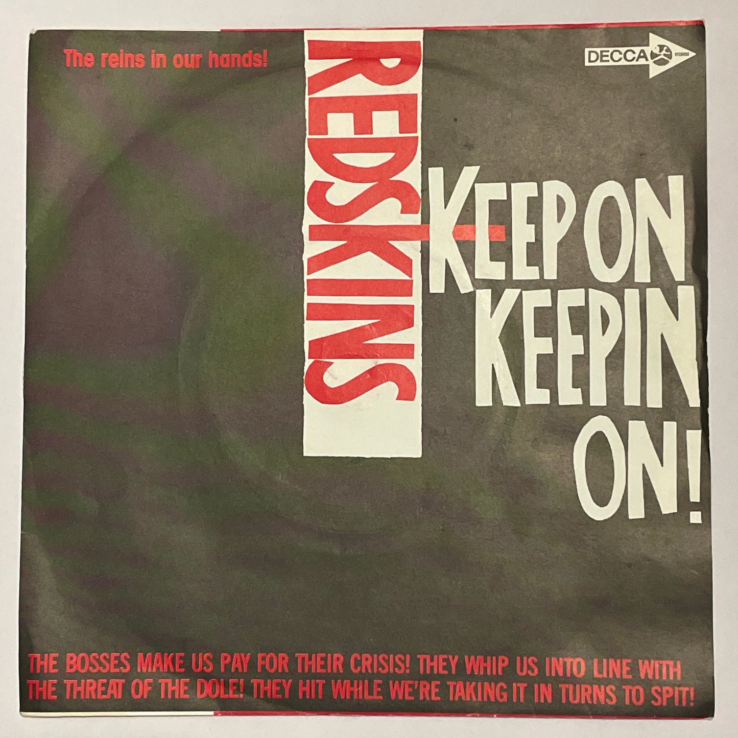 Redskins - Keep On Keepin On! - Used Vinyl Record 7"