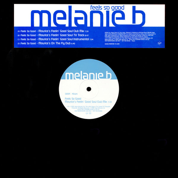 Melanie B - Feels So Good - Used Vinyl Record 12"