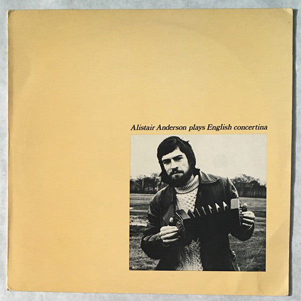 Alistair Anderson - Plays English Concertina - Used Vinyl Record