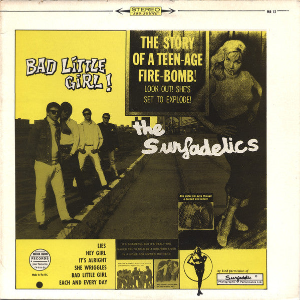 Surfadelics - Bad Little Girl - Used Vinyl Record