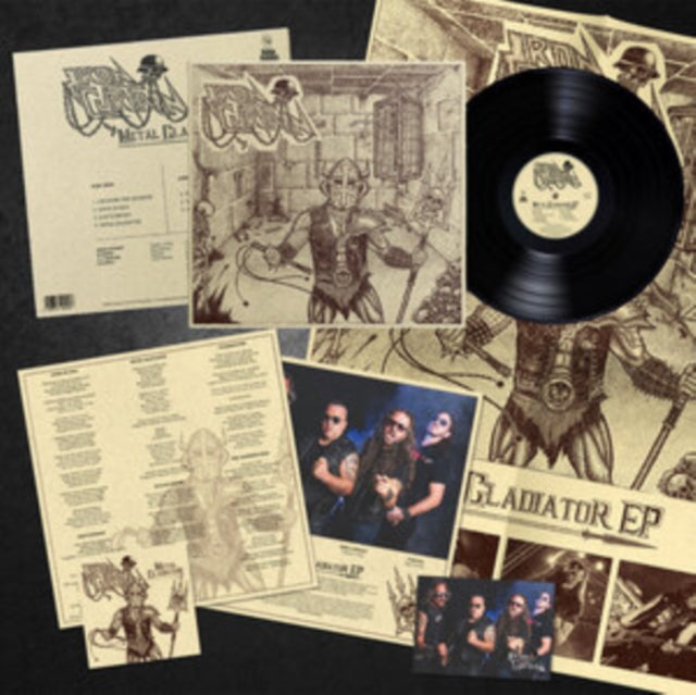 IRON CURTAIN - METAL GLADIATOR LP (PREORDER FOR RELEASE DATE 03/03/23)