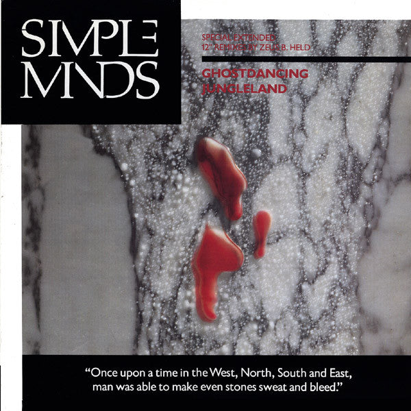 Simple Minds - Ghostdancing / Jungleland - Used Vinyl Record 12"