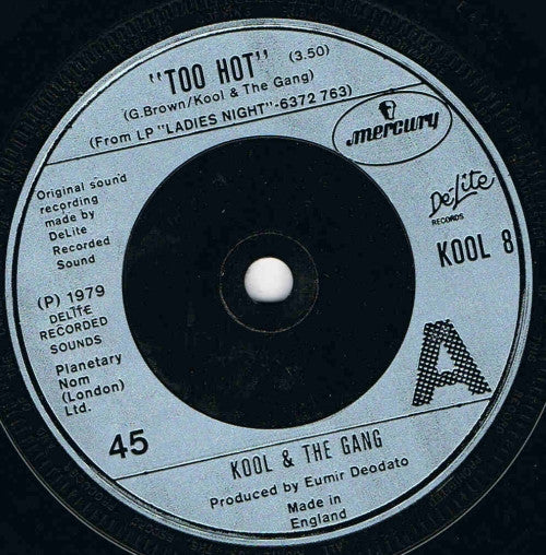 Kool & The Gang - Too Hot - Used Vinyl Record 7"