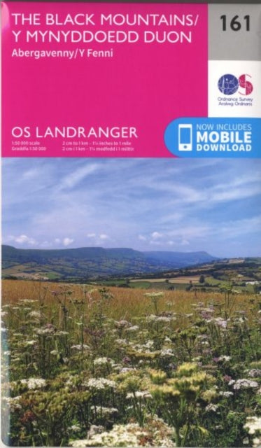 Ordnance Survey - Black Mountains : 161 - New Sheet map