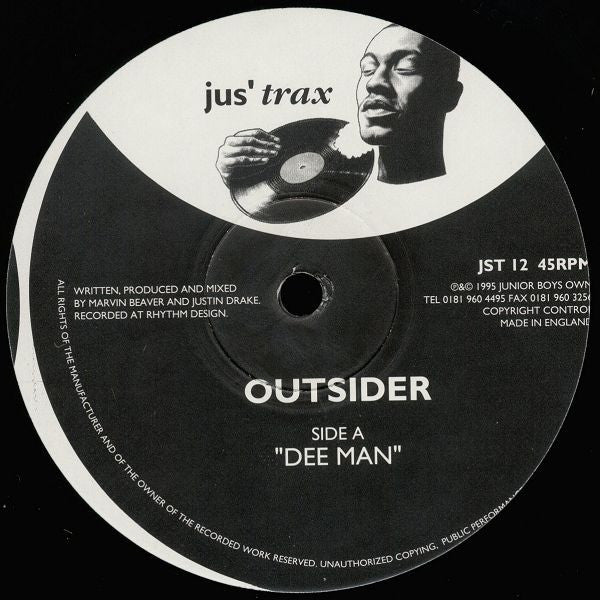 Outsider - Dee Man - Used Vinyl Record 12"