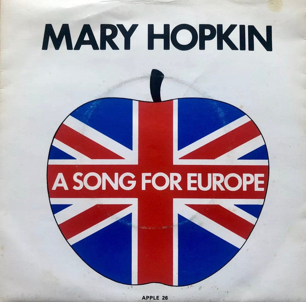 Mary Hopkin - A Song For Europe - Used Vinyl Record 7"