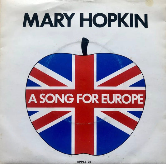 Mary Hopkin - A Song For Europe - Used Vinyl Record 7"