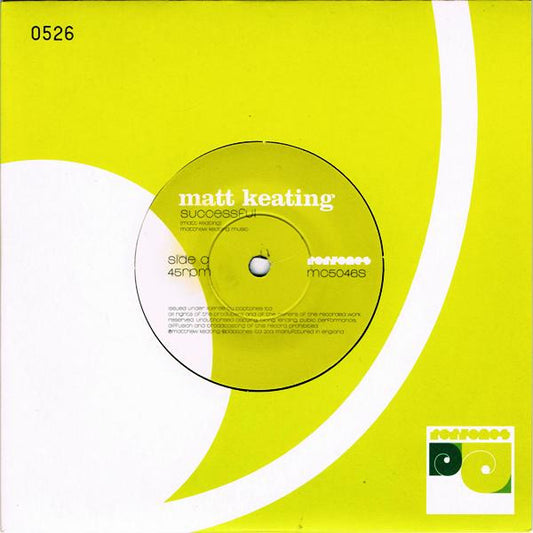 Matt Keating - Successful - Used Vinyl Record 7"