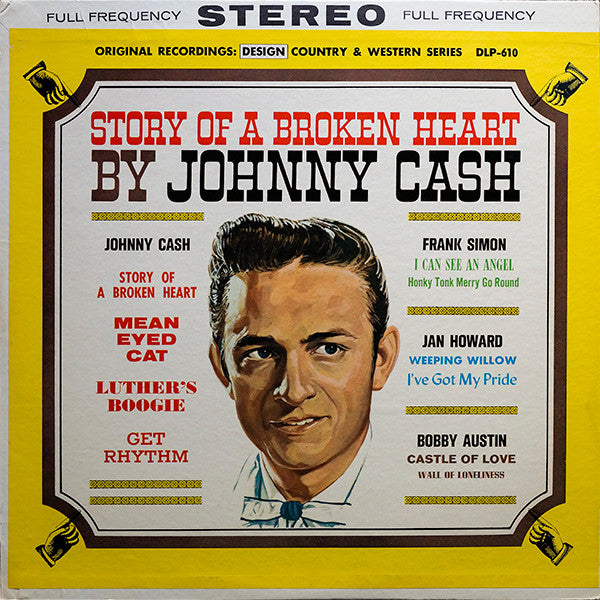 Johnny Cash - Story Of A Broken Heart - Used Vinyl Record