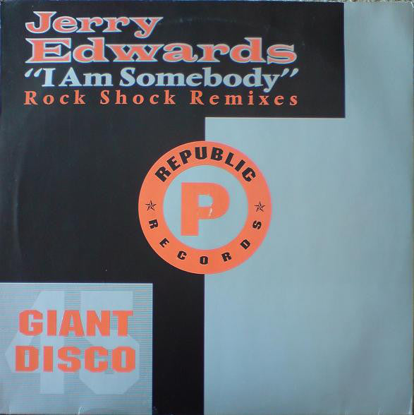 Jerry Edwards - I Am Somebody - Used Vinyl Record 12"