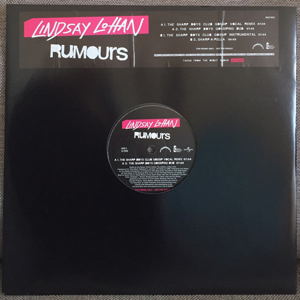 Lindsay Lohan - Rumours - Used Vinyl Record 12"