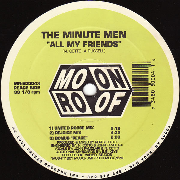The Minutemen - All My Friends / How I Love Thee - Used Vinyl Record 12