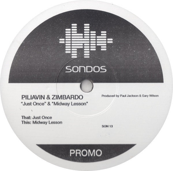 Piliavin & Zimbardo - Just Once / Midway Lesson - Used Vinyl Record 12"