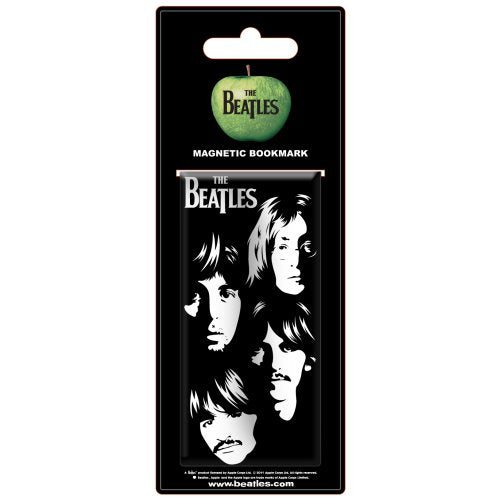 Beatles - Magnetic Bookmark: Illustrated Faces - TV Memorabilia Fridge