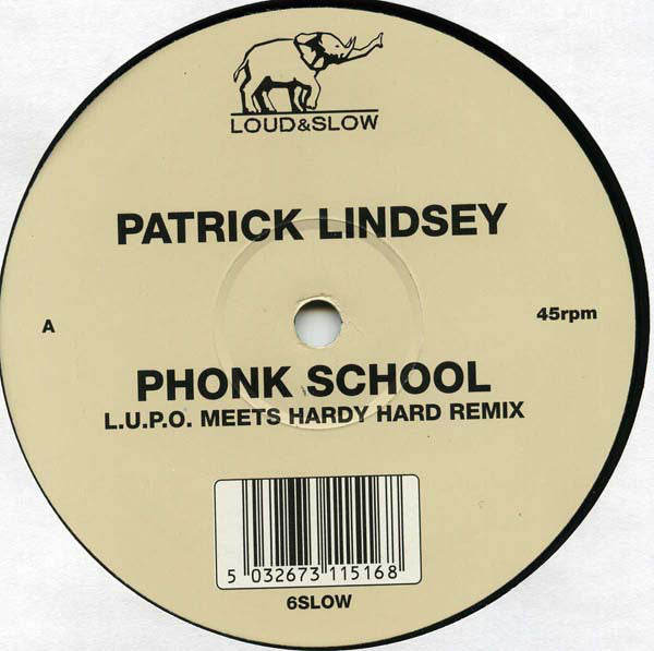 Patrick Lindsey - Phonk School - Used Vinyl Record 12"