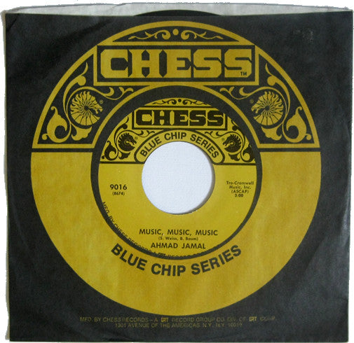 Ahmad Jamal - Poinciana / Music, Music, Music - Used Vinyl Record 7"