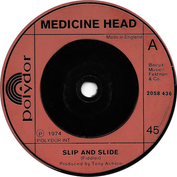 Medicine Head - Slip And Slide - Used Vinyl Record 7"
