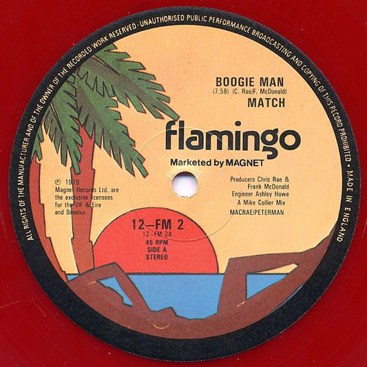Match - Boogie Man / Walk Tall - Used Vinyl Record 12"