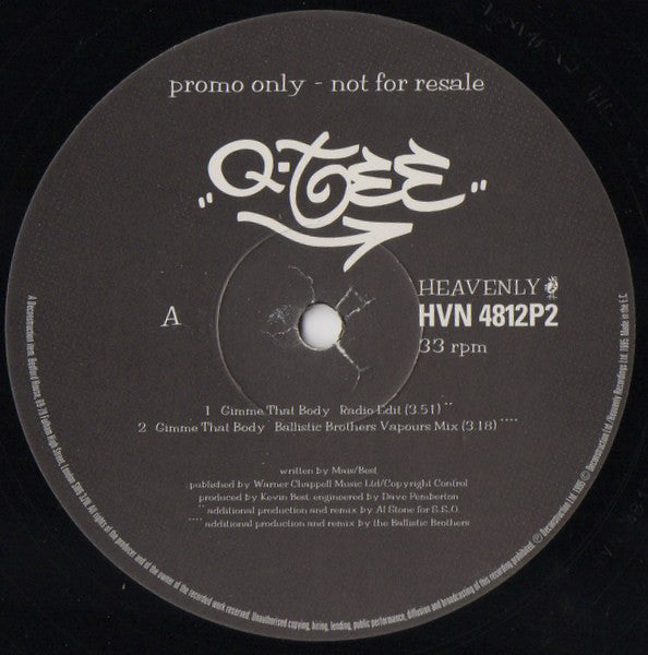Q-Tee - Gimme That Body - Used Vinyl Record 12"
