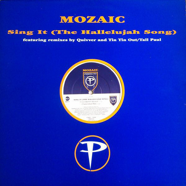 Mozaic - Sing It (The Hallelujah Song) - Used Vinyl Record 12"