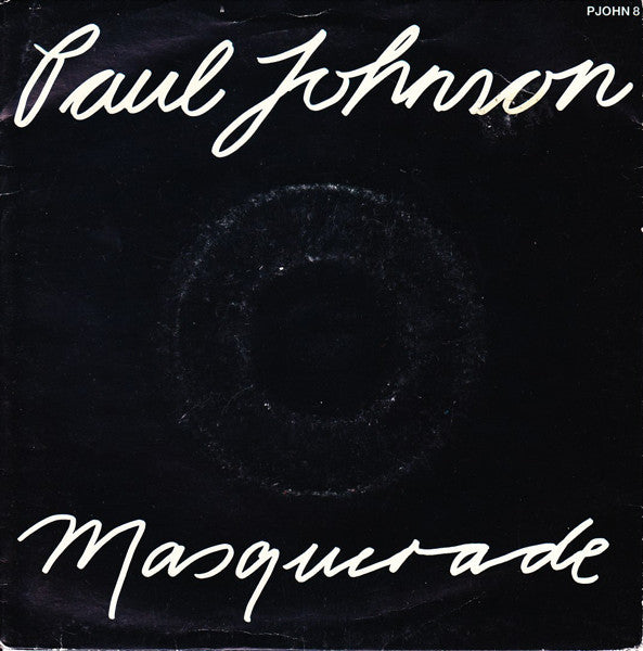 Paul Johnson - Masquerade - Used Vinyl Record 7"